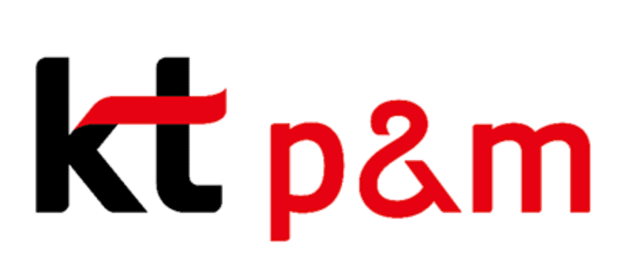 kt p&m 회사 로고