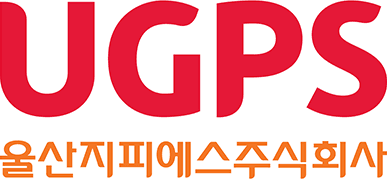 울산지피에스 회사 로고
